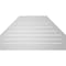 Ekena Millwork Octagonal Top Surface Mount PVC Gable Vent w/ 2"W x 1-1/2"P Brickmould Frame, 42"W x 22"H GVPOT42X2202SF - alternate 2